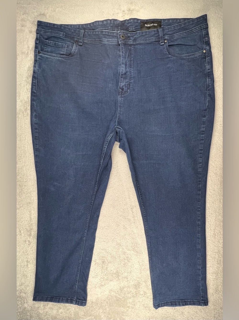 The Perfect Jean NYC Men's 48X30 Slim Thick Dark Blue Wash Cotton Stretch